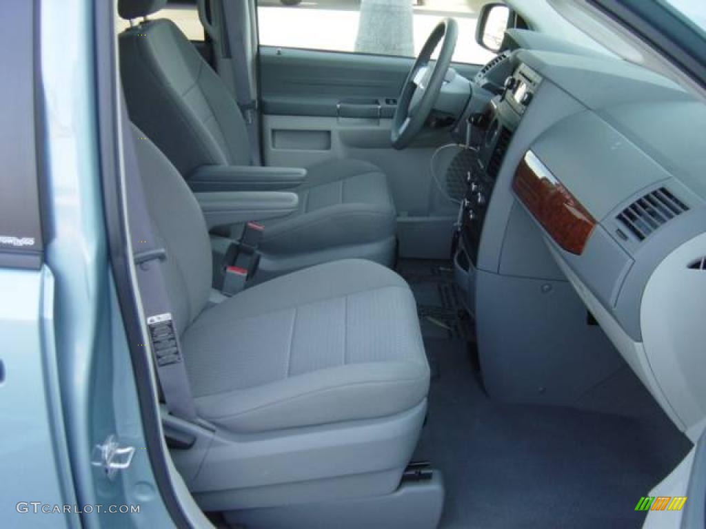 2008 Town & Country LX - Clearwater Blue Pearlcoat / Medium Slate Gray/Light Shale photo #19