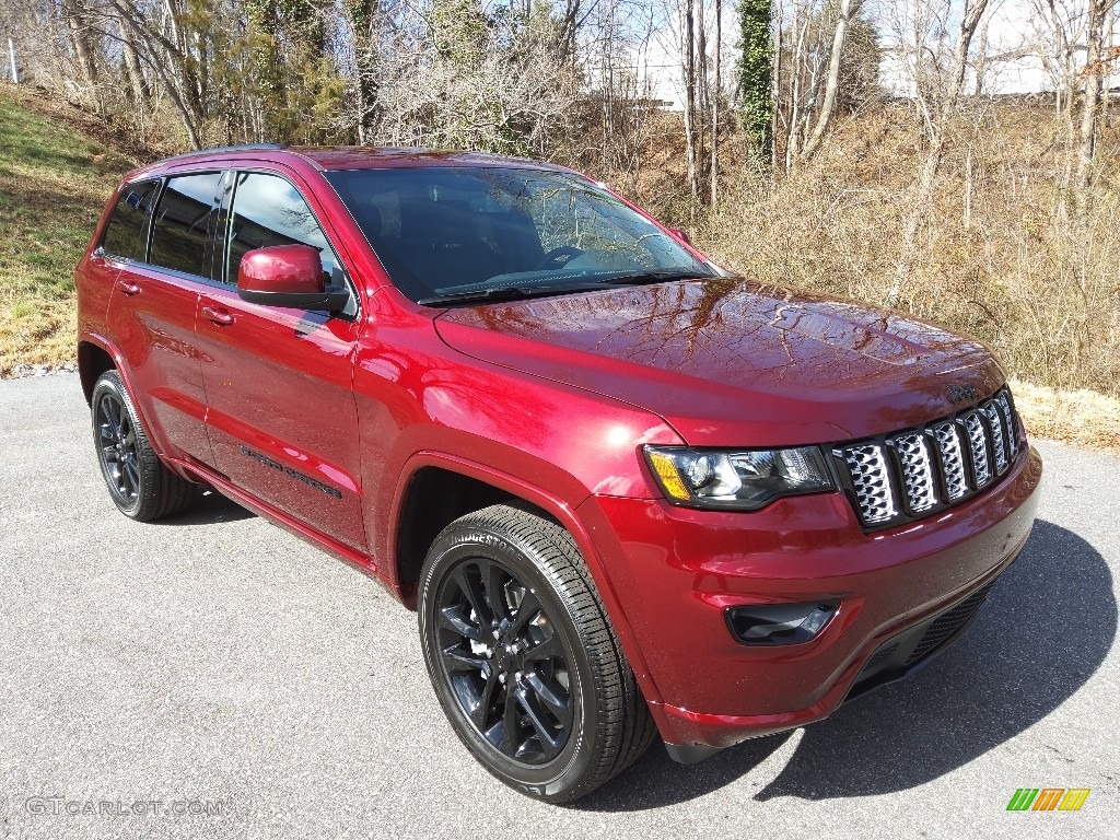 Velvet Red Pearl 2022 Jeep Grand Cherokee Laredo X 4x4 Exterior Photo #143793372