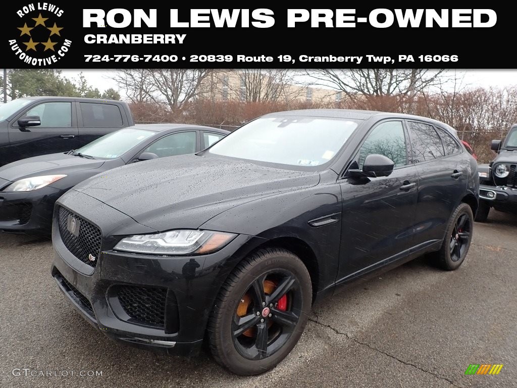 2017 F-PACE 35t AWD S - Ebony Black / Jet photo #1
