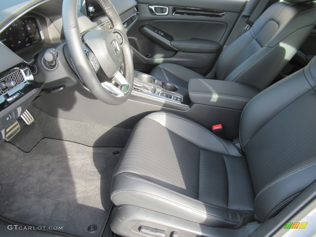 2022 Civic Sport Touring Hatchback - Lunar Silver Metallic / Black photo #10