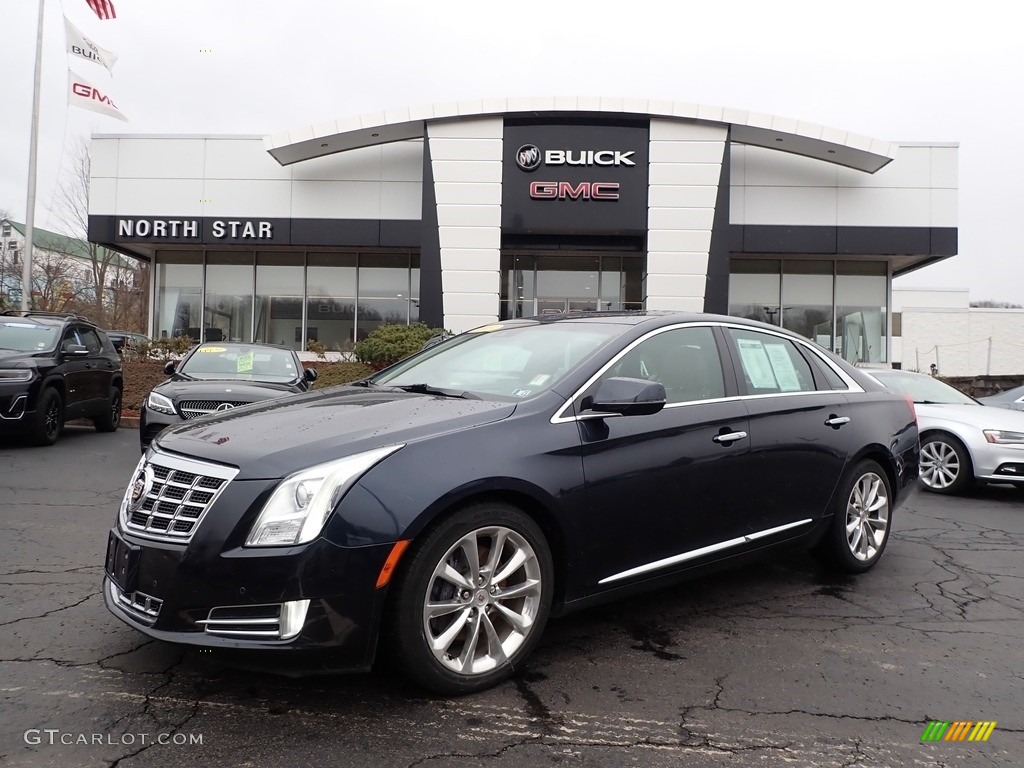 2013 XTS Premium AWD - Sapphire Blue Metallic / Shale/Cocoa photo #1