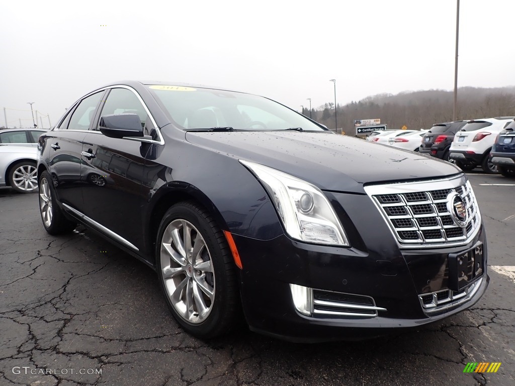 2013 XTS Premium AWD - Sapphire Blue Metallic / Shale/Cocoa photo #4