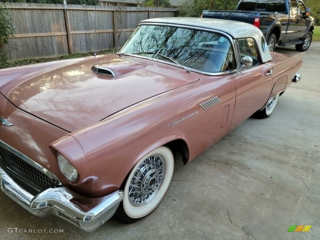 Thunderbird Bronze 1957 Ford Thunderbird Convertible Exterior Photo #143794265
