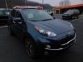 Pacific Blue - Sportage EX AWD Photo No. 9