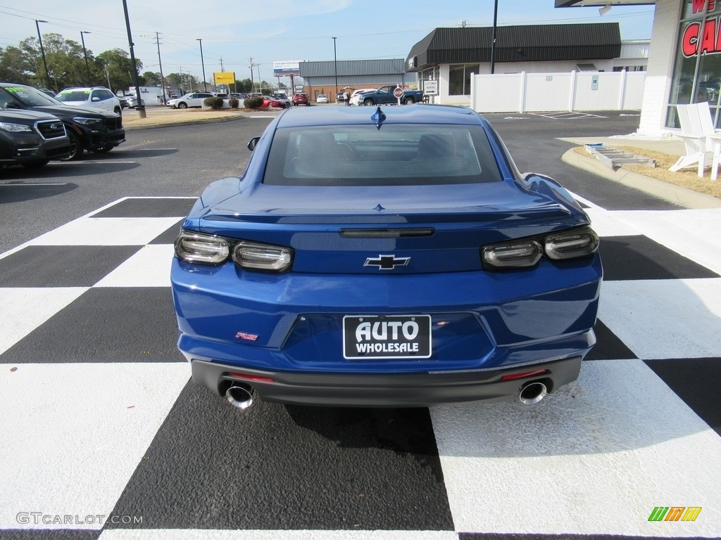 2021 Camaro LT Coupe - Riverside Blue Metallic / Medium Ash Gray photo #4