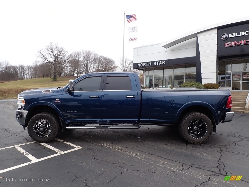 2020 3500 Laramie Crew Cab 4x4 - Patriot Blue Pearl / Black photo #11