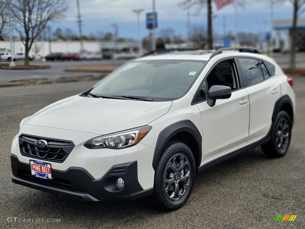 Crystal White Pearl Subaru Crosstrek