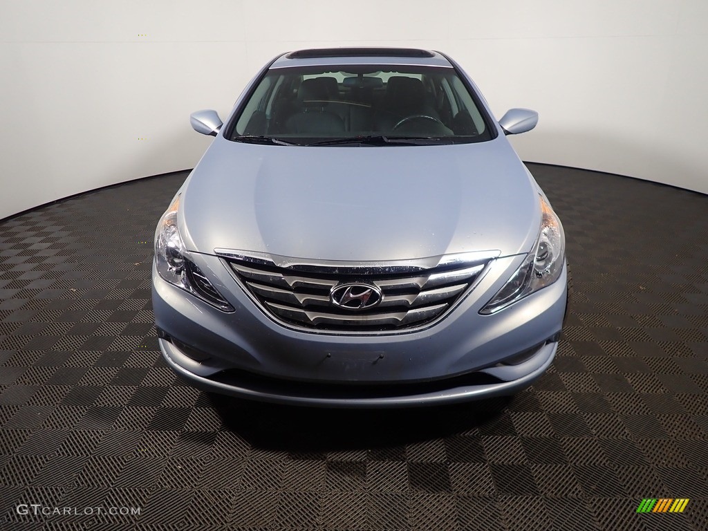 2011 Sonata SE 2.0T - Blue Sky Metallic / Black photo #5