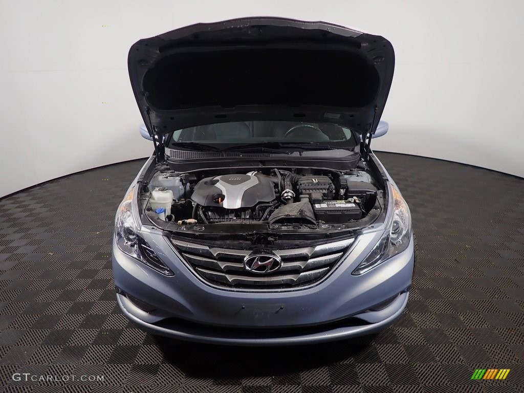 2011 Sonata SE 2.0T - Blue Sky Metallic / Black photo #6