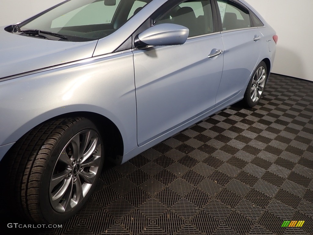 2011 Sonata SE 2.0T - Blue Sky Metallic / Black photo #10