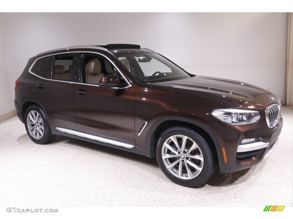 2018 X3 xDrive30i - Terra Brown Metallic / Canberra Beige/Black photo #1