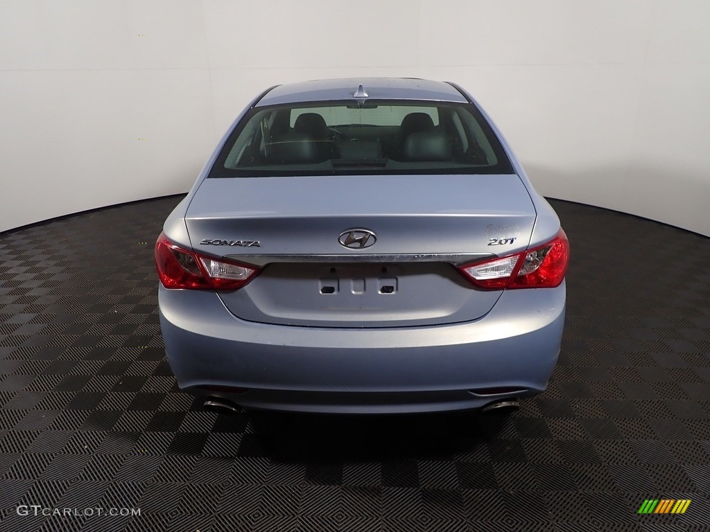 2011 Sonata SE 2.0T - Blue Sky Metallic / Black photo #13