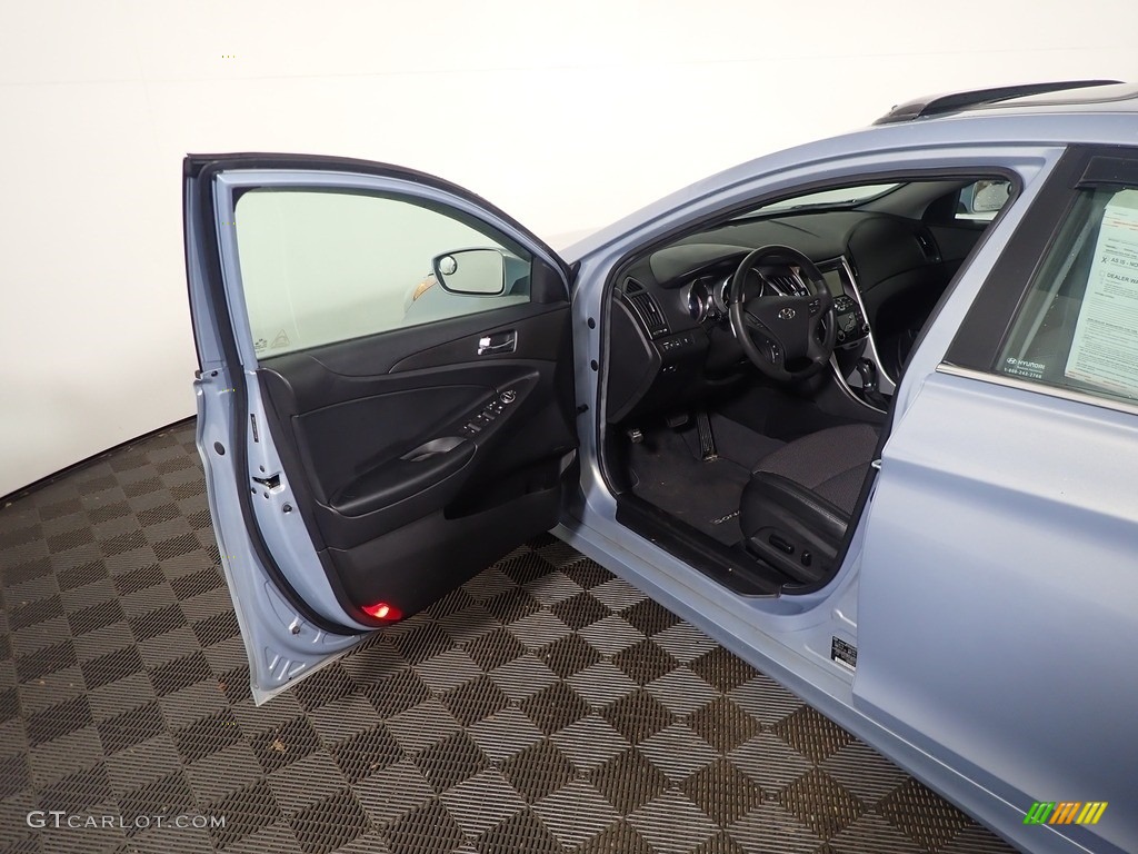 2011 Sonata SE 2.0T - Blue Sky Metallic / Black photo #20