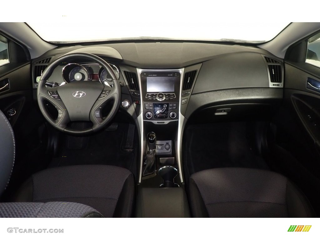 2011 Sonata SE 2.0T - Blue Sky Metallic / Black photo #24