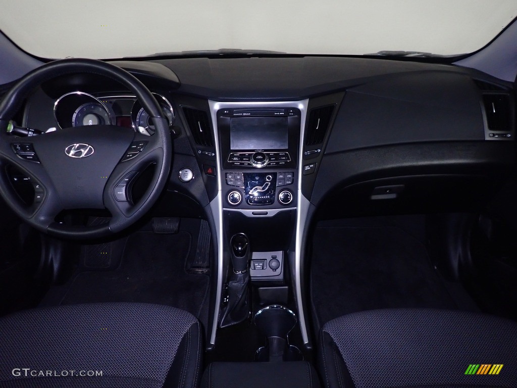 2011 Sonata SE 2.0T - Blue Sky Metallic / Black photo #25
