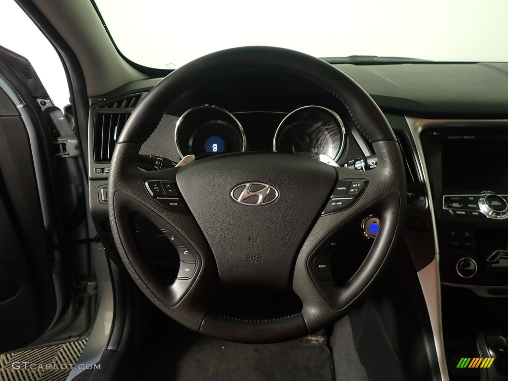 2011 Sonata SE 2.0T - Blue Sky Metallic / Black photo #26