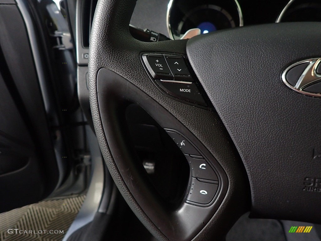 2011 Sonata SE 2.0T - Blue Sky Metallic / Black photo #28