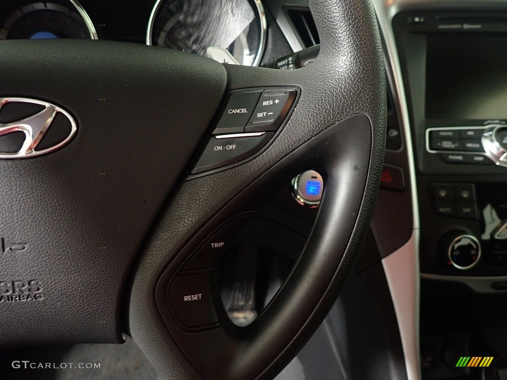 2011 Sonata SE 2.0T - Blue Sky Metallic / Black photo #29