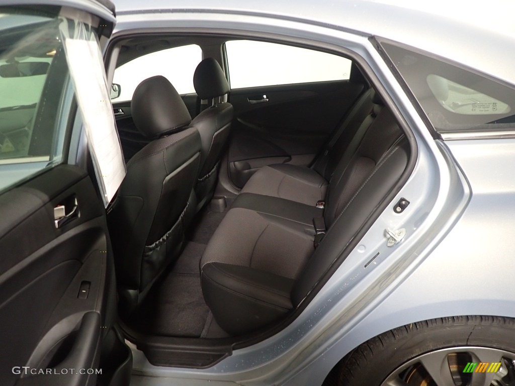 2011 Sonata SE 2.0T - Blue Sky Metallic / Black photo #34