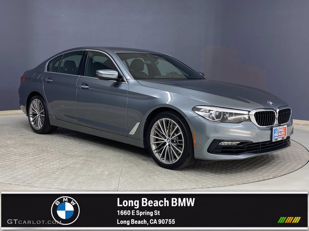 2018 5 Series 540i Sedan - Bluestone Metallic / Black photo #1