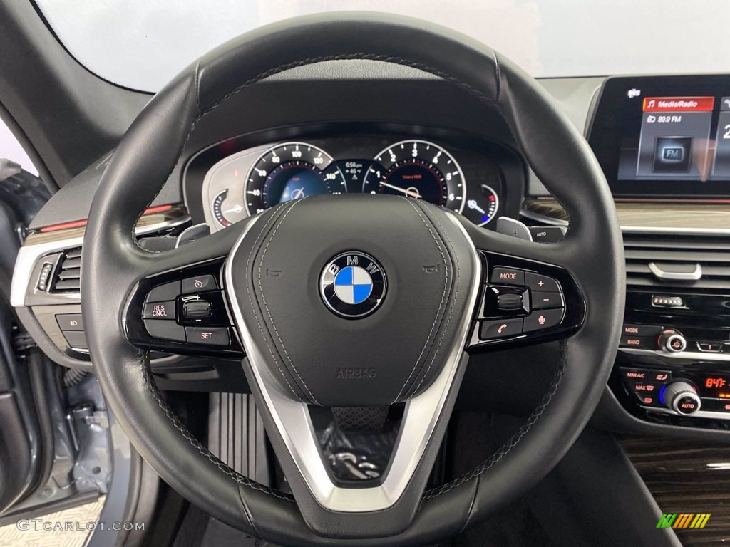 2018 5 Series 540i Sedan - Bluestone Metallic / Black photo #17