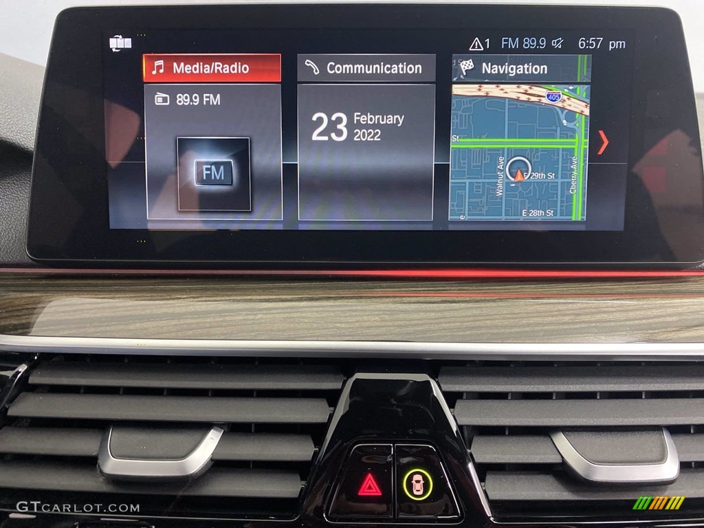 2018 5 Series 540i Sedan - Bluestone Metallic / Black photo #22