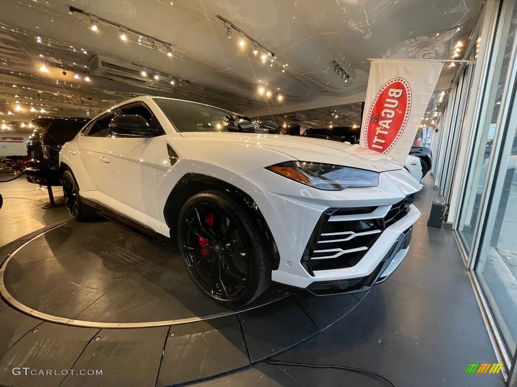 2020 Urus AWD - Bianco Icarus Metallic / Rosso Alala/Nero Ade photo #2