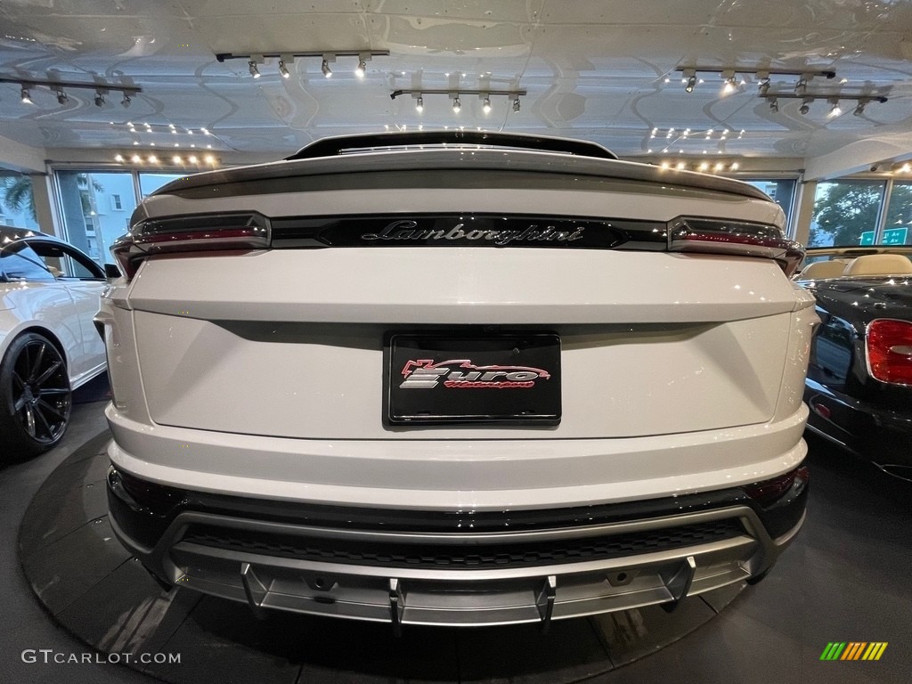 2020 Urus AWD - Bianco Icarus Metallic / Rosso Alala/Nero Ade photo #8