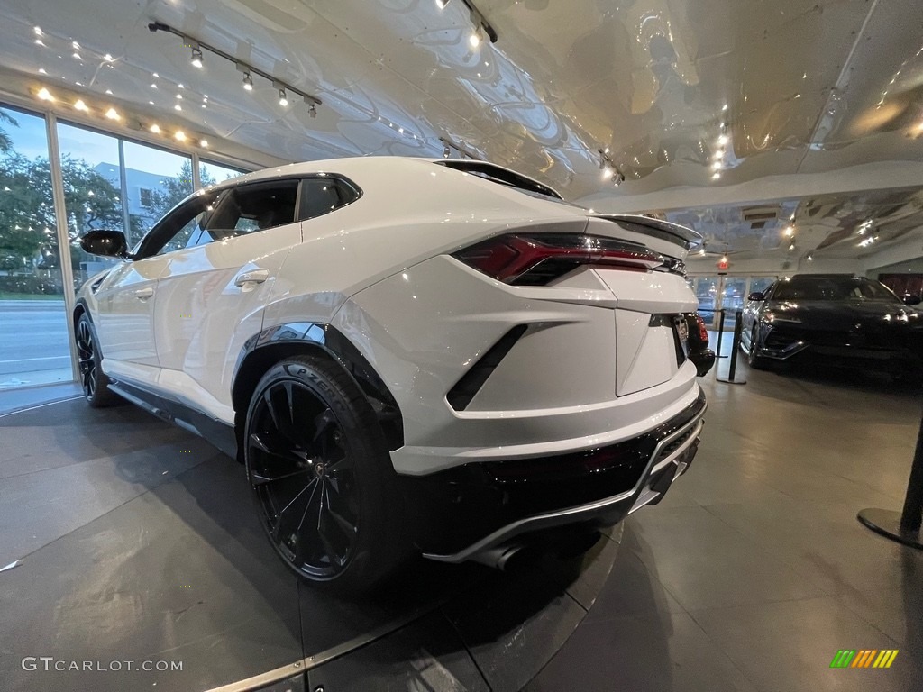 2020 Urus AWD - Bianco Icarus Metallic / Rosso Alala/Nero Ade photo #9
