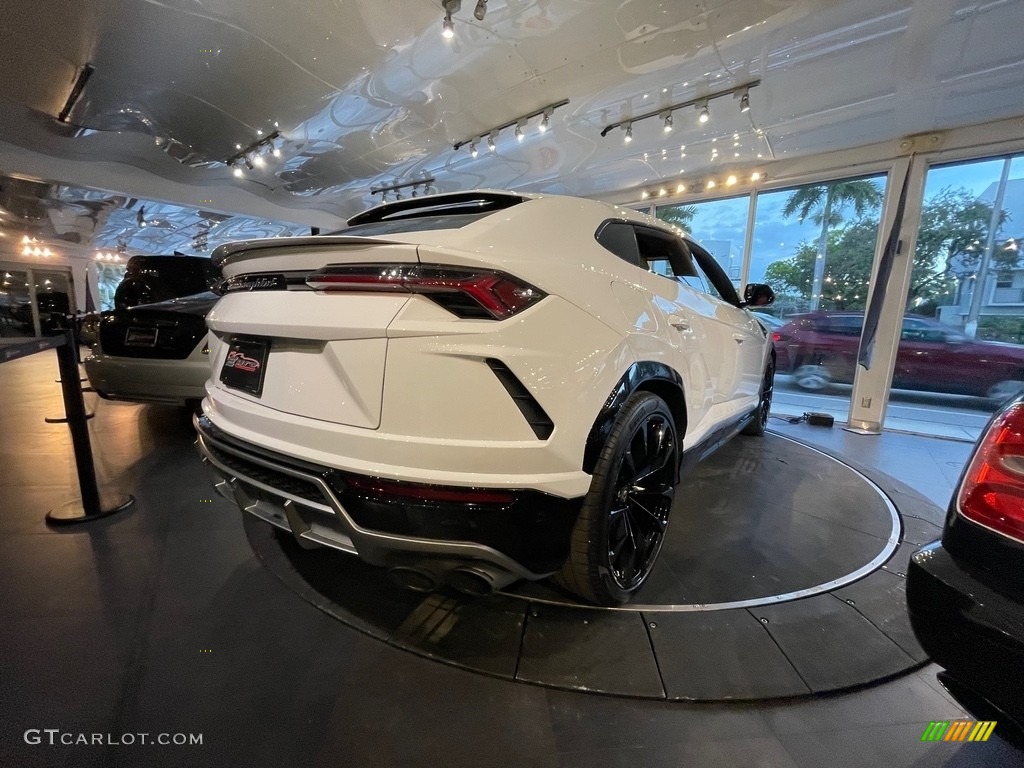 2020 Urus AWD - Bianco Icarus Metallic / Rosso Alala/Nero Ade photo #10