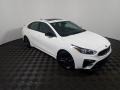 2021 Clear White Kia Forte GT-Line  photo #4