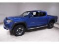 2017 Blazing Blue Pearl Toyota Tacoma TRD Off Road Double Cab 4x4  photo #3