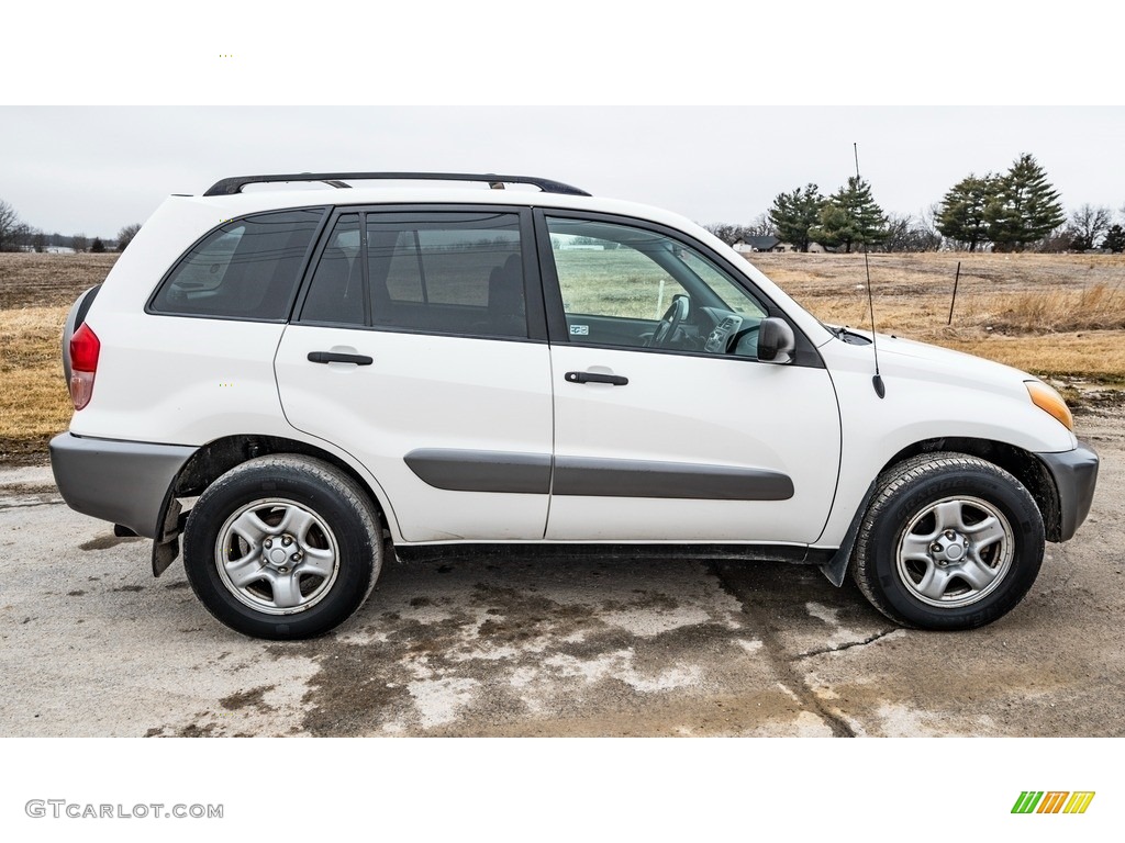 2003 RAV4  - Natural White / Gray photo #3