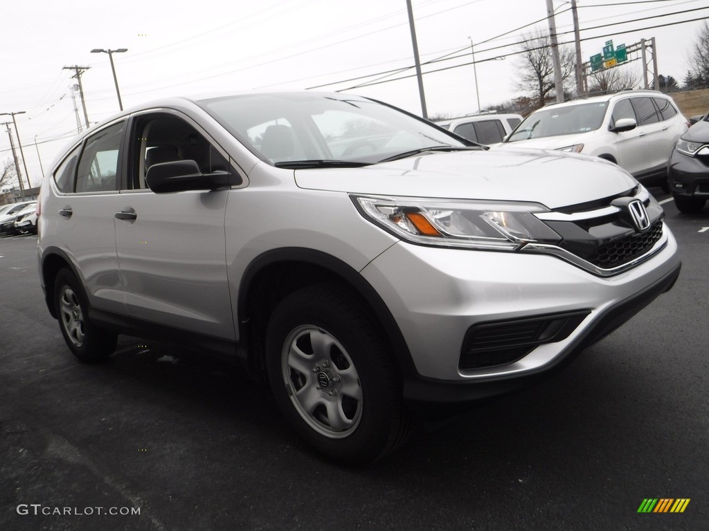 2016 CR-V LX AWD - Alabaster Silver Metallic / Gray photo #3