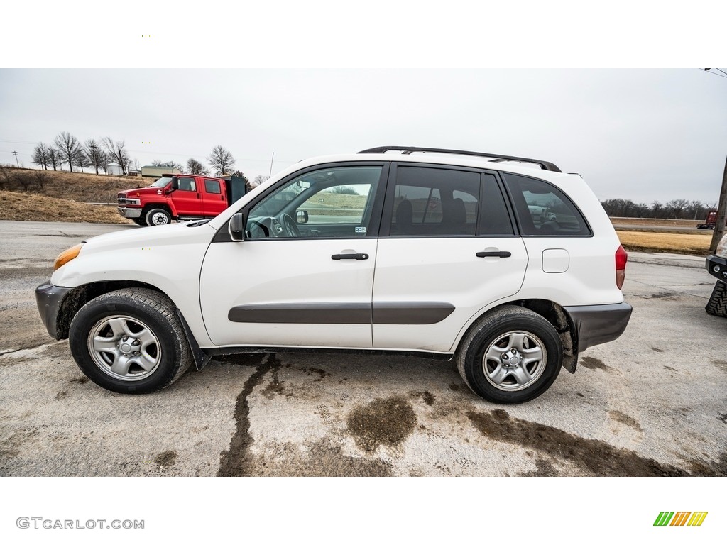 2003 RAV4  - Natural White / Gray photo #7