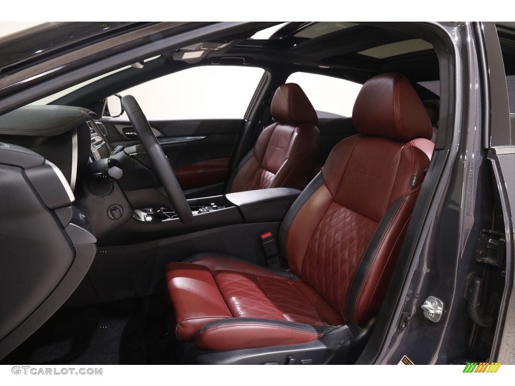 Red Interior 2021 Nissan Maxima 40th Anniversary Edition Photo #143801444
