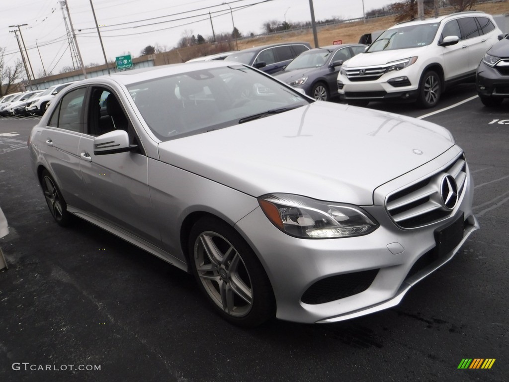 2014 E 350 4Matic Sedan - Iridium Silver Metallic / Black photo #6