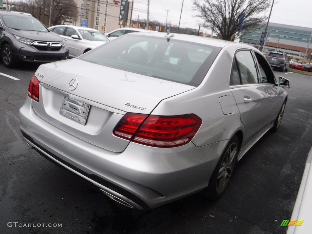 2014 E 350 4Matic Sedan - Iridium Silver Metallic / Black photo #7