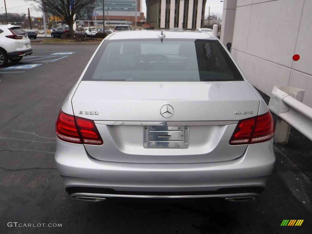 2014 E 350 4Matic Sedan - Iridium Silver Metallic / Black photo #9