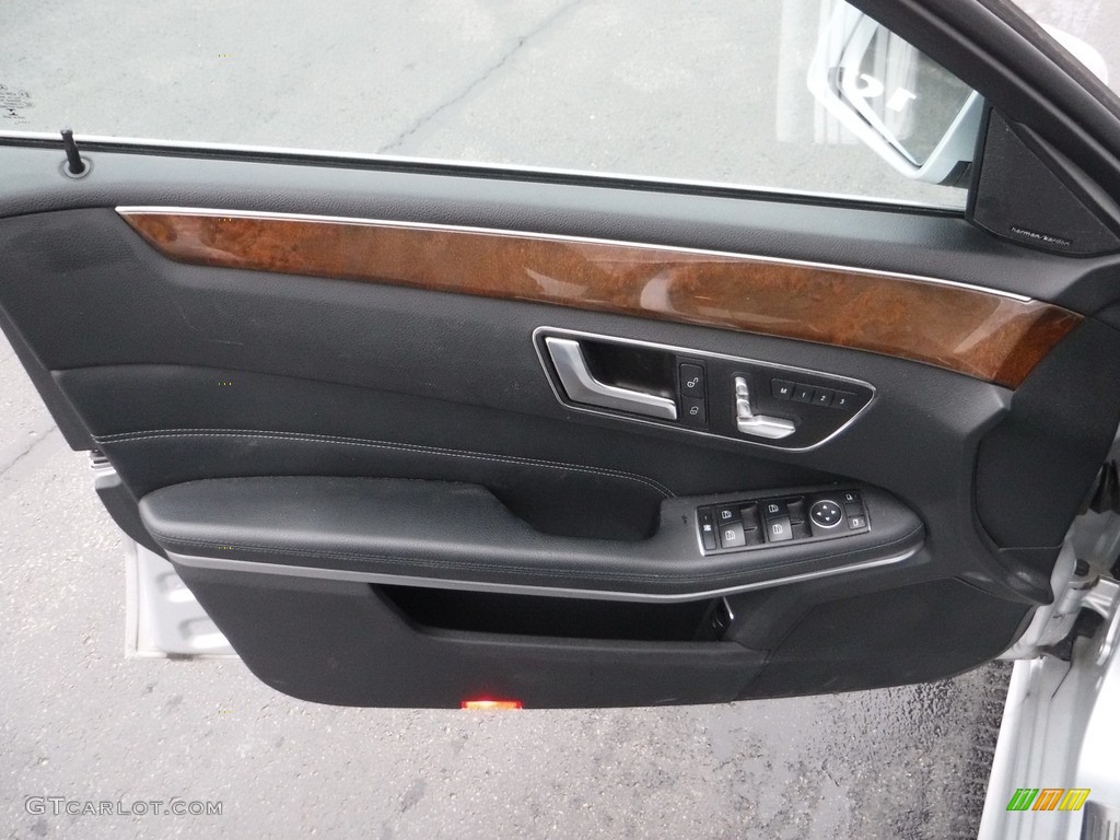 2014 E 350 4Matic Sedan - Iridium Silver Metallic / Black photo #14