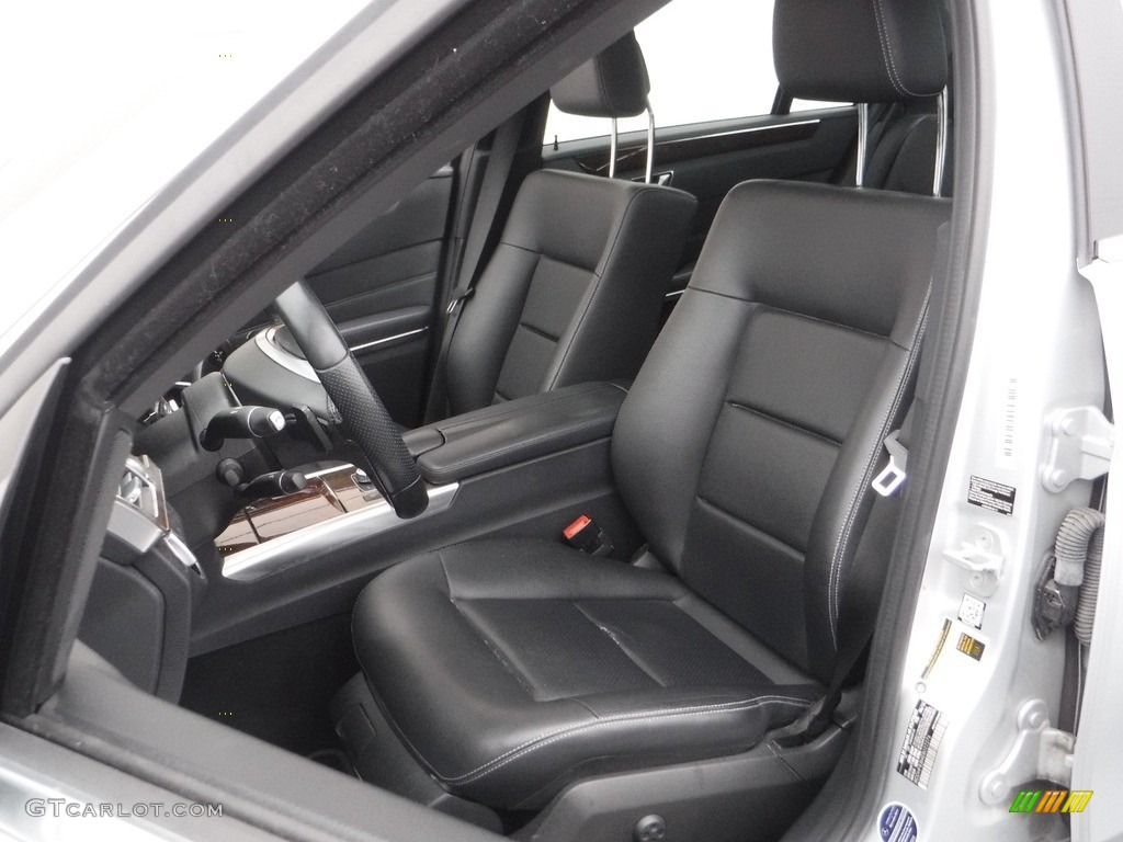 2014 E 350 4Matic Sedan - Iridium Silver Metallic / Black photo #16