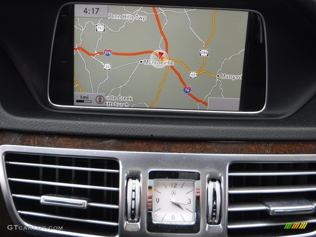 2014 E 350 4Matic Sedan - Iridium Silver Metallic / Black photo #19