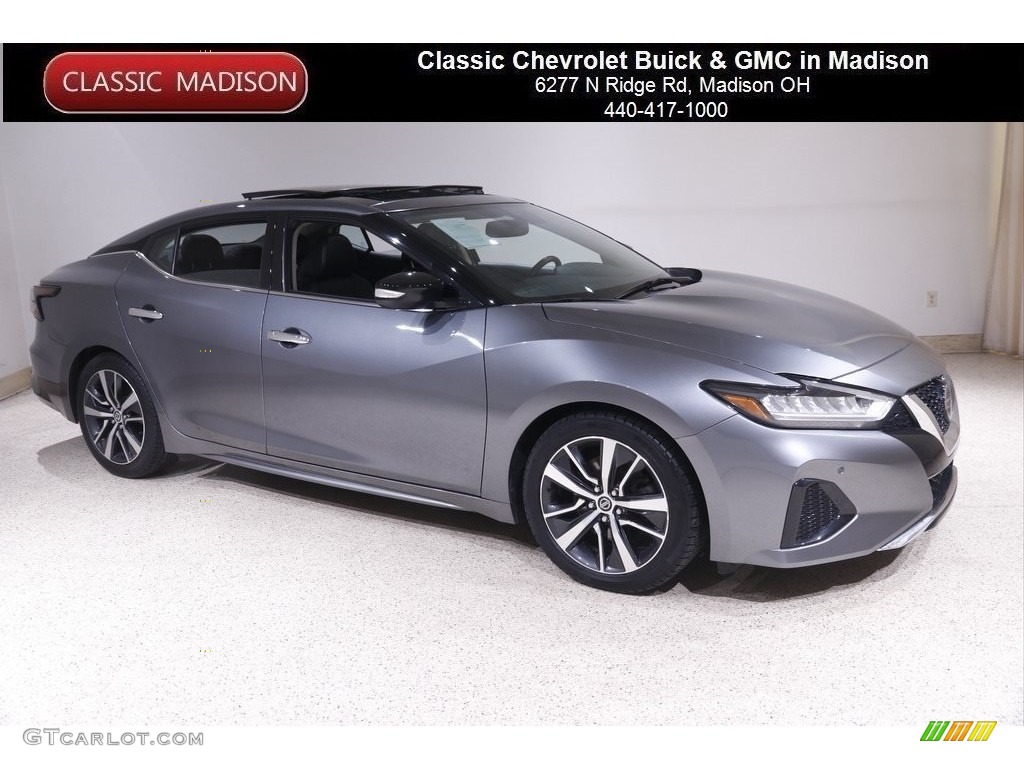2019 Maxima SL - Gun Metallic / Charcoal photo #1