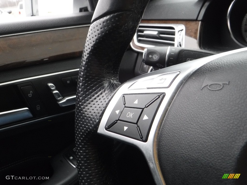 2014 E 350 4Matic Sedan - Iridium Silver Metallic / Black photo #24