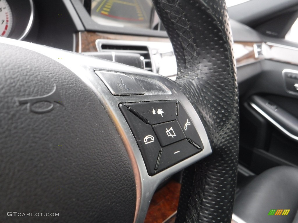 2014 E 350 4Matic Sedan - Iridium Silver Metallic / Black photo #25