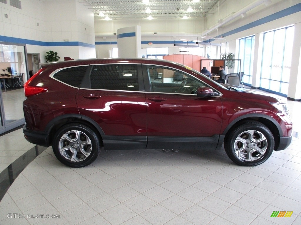 Basque Red Pearl II 2019 Honda CR-V EX AWD Exterior Photo #143803172