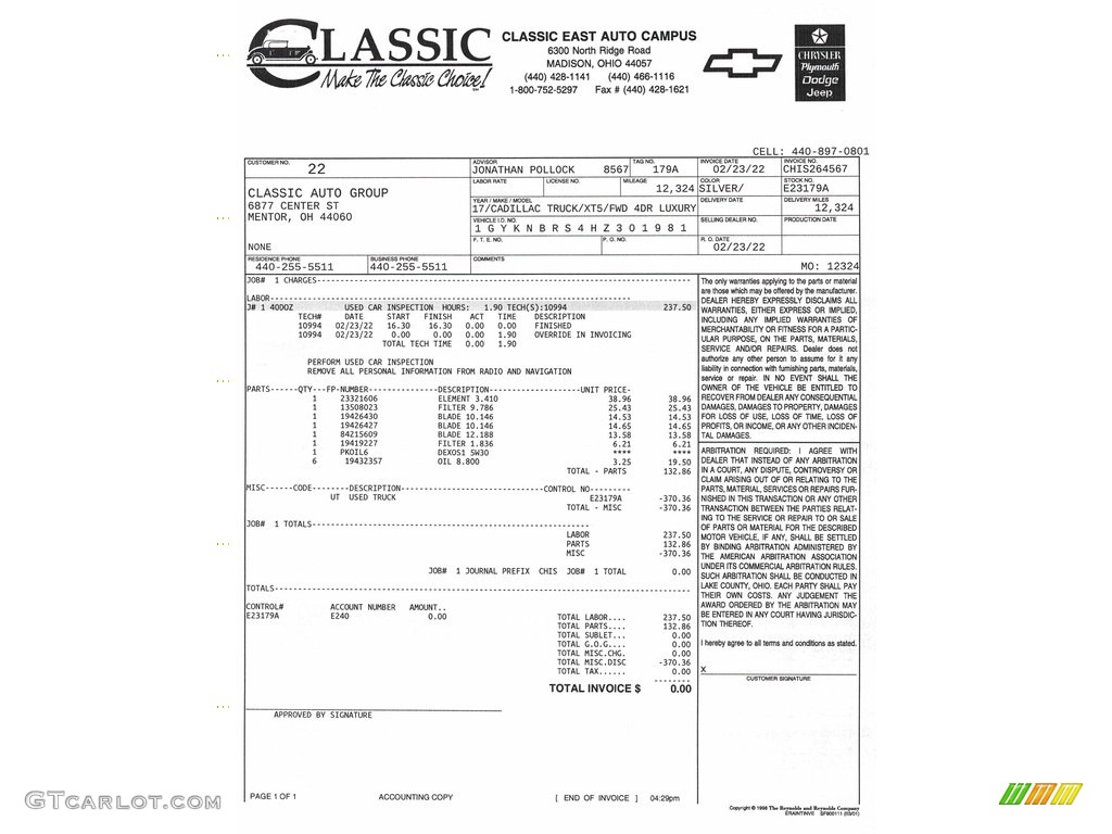 2017 XT5 Luxury - Radiant Silver Metallic / Jet Black photo #23