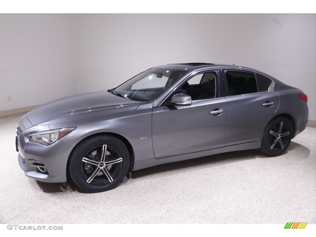 Graphite Shadow 2017 Infiniti Q50 3.0t AWD Exterior Photo #143804298