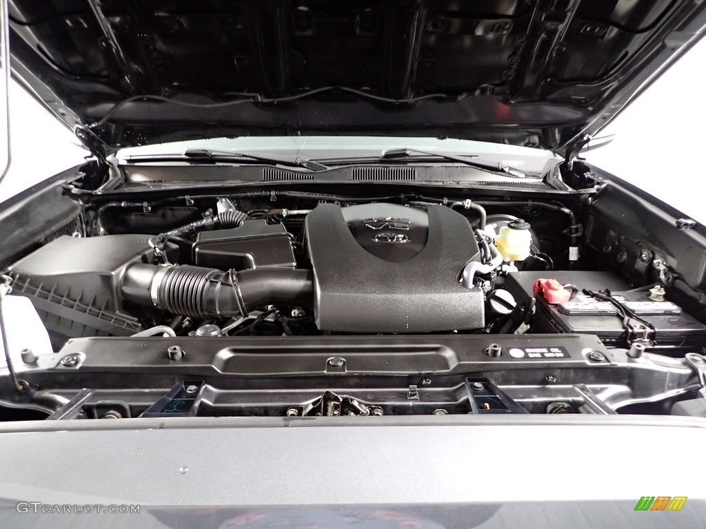 2019 Tacoma SR Double Cab 4x4 - Cement Gray / Cement Gray photo #6
