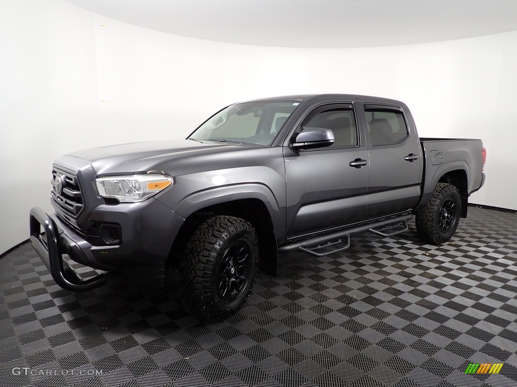 2019 Tacoma SR Double Cab 4x4 - Cement Gray / Cement Gray photo #7